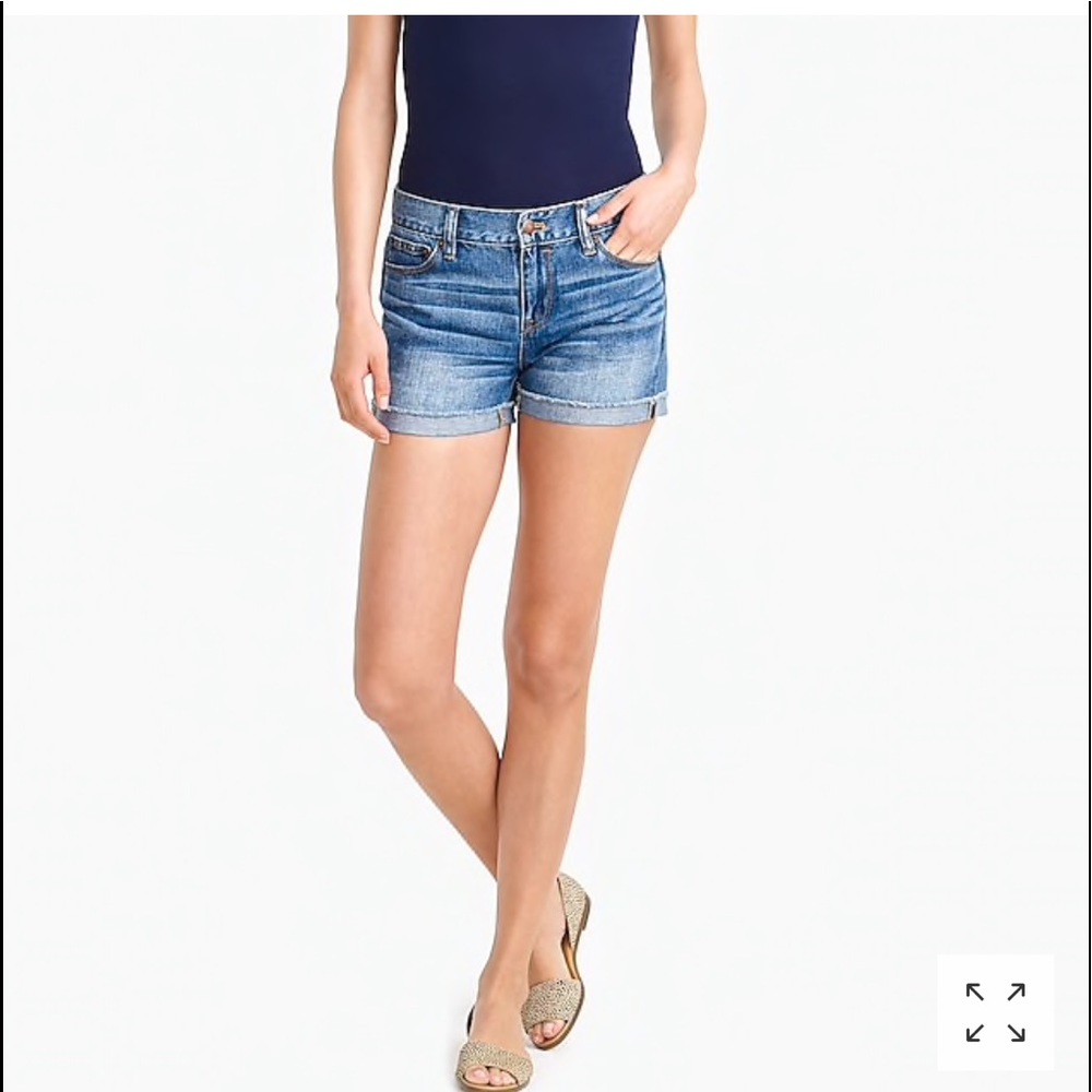 Jcrew denim short in Lexi wash
